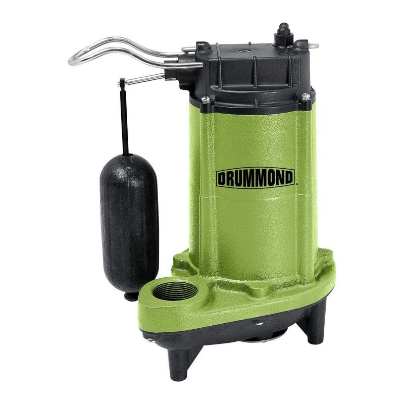 1/2 HP Submersible Sump-Effluent Pump with Vertical Float Switch 4400 GPH